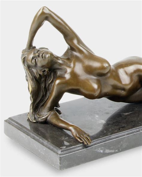 Lying Naked Woman Bronze Sculpture Bronze Sculpture Art