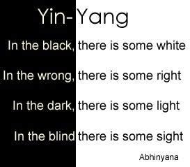 Find the best ying and yang quotes, sayings and quotations on picturequotes.com. Yin Yang Quotes And Sayings. QuotesGram