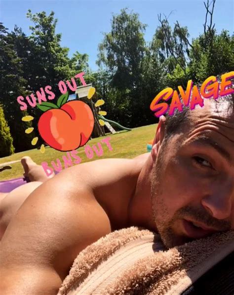 Paddy Mcguinness Wife Christine Goes Topless As She Sunbathes In The Garden The Day After He