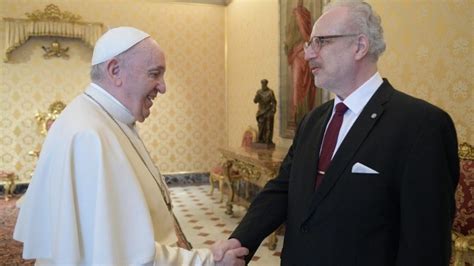 Pope Francis Meets With President Of Latvia Vatican News