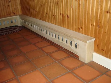 But not everybody would love the way it is. custom baseboard heater covers in poplar | Troy St | Pinterest