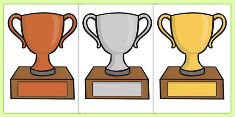 Trophy Template Free Free Printable Templates