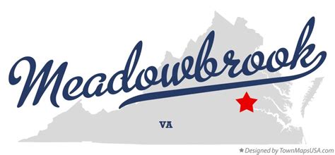 Map Of Meadowbrook Va Virginia