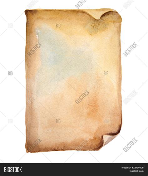 Old Dry Paper Torn Image And Photo Free Trial Bigstock