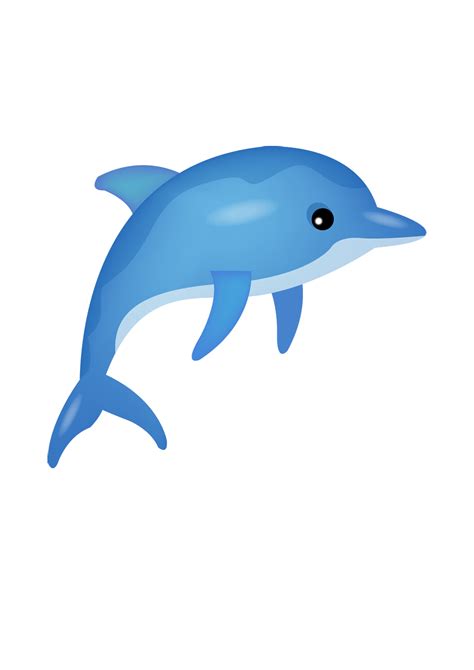 Dolphin Cartoon Poster Cartoon Dolphin Png Download 24803508