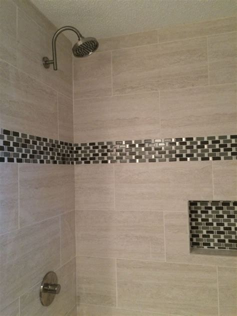 Anyway, it's very comfortable to use 12×24 tiles in small bathrooms. Beautiful 12x24" porcelain tile with a mosaic accent and ...