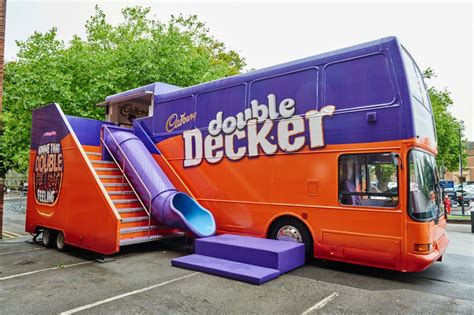 First Look Inside Cadburys Double Decker Fun Bus