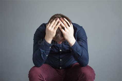 Depression Of Loneless Man Stock Image Image Of Triptych 86161899