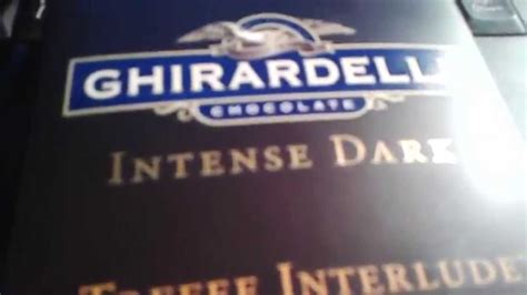 Ghirardelli Intense Dark Toffee Interlude Review Youtube