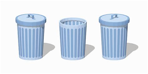Royalty Free Empty Trash Can Clip Art Vector Images And Illustrations