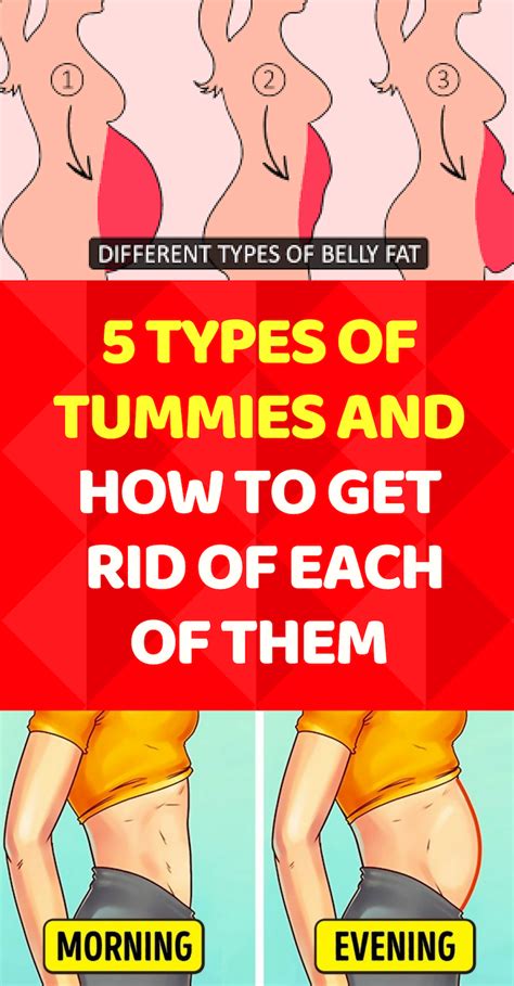 5 Types Of Tummies And How To Get Rid Of Each Of Them How To Get Rid