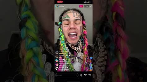 69 Tekashi First Live On Instagram After Getting Out Of Jail Youtube