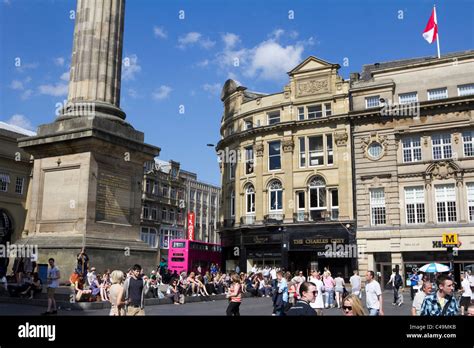 Newcastle City Centre Attractions Tyne And Wear England Stock Photo Alamy
