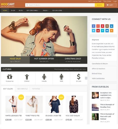 23 Online Store Website Themes And Templates Free And Premium Templates