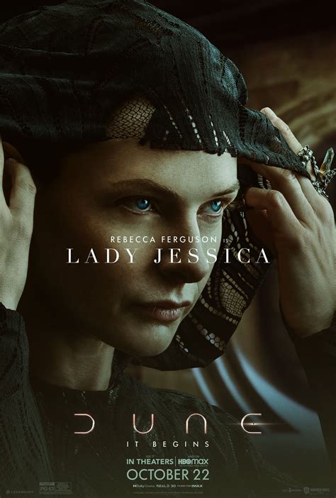 Dune Rebecca Ferguson Lady Jessica Movie Poster Lost Posters
