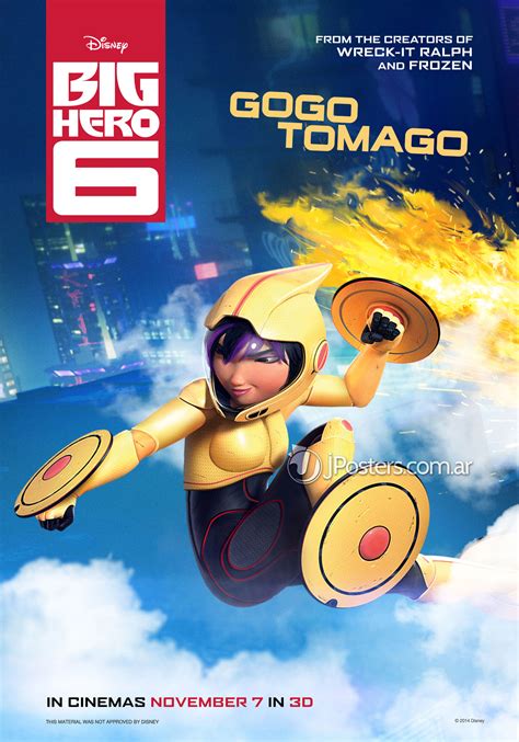 character posters for marvel and disney animation s big hero 6