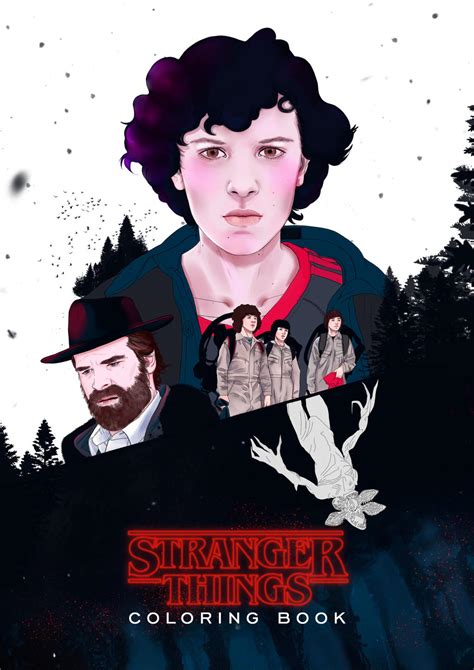 Stranger Things Coloring Book Cover By Stbearson On Deviantart