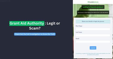 Grant Aid Authority Scam Exposed Beware Of These Fake Sites