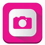 Icon Camera Pink Shadow Icons Clipart Ios7