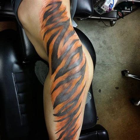 Tiger stripes tattoo exact stripes of one of my favorite tigers i work with. 10+ Best Tiger Stripes Tattoo Ideas and Designs | PetPress