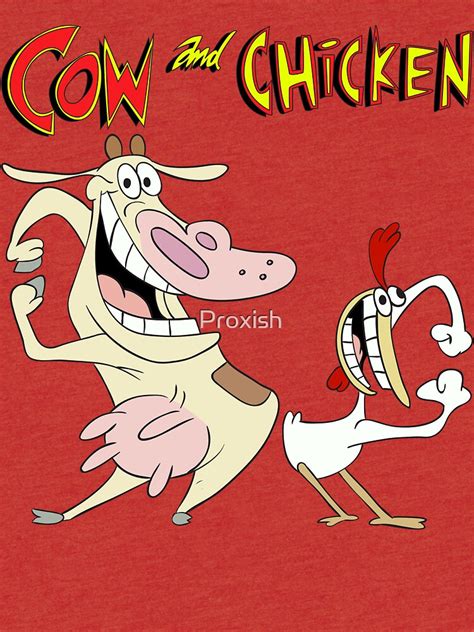 Cow And Chicken T Shirt By Proxish Redbubble