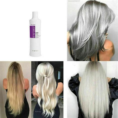 Details About 1 X 350ml Purple Shampoo Remove No Yellow Lightened Decolored Silver Hair Women