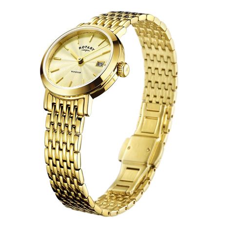 rotary windsor gold ladies bracelet watch watchnation