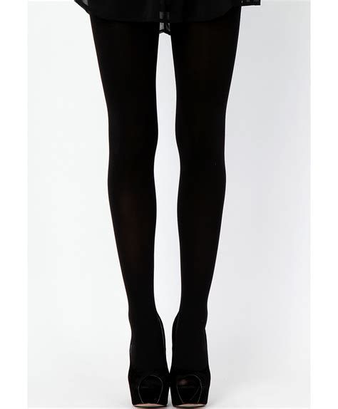 Missguided Neola 120 Denier Tights In Black Lyst