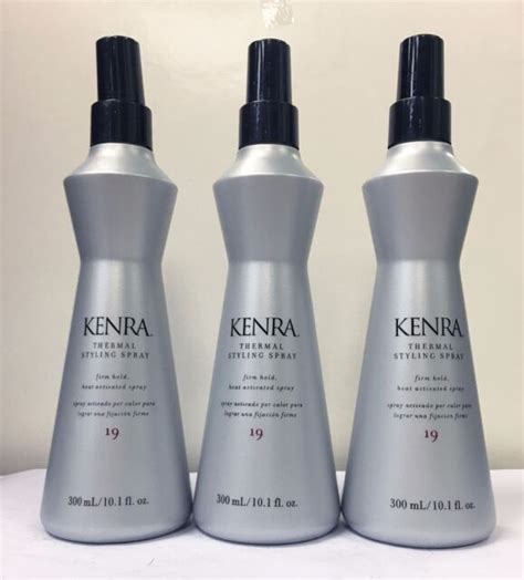 Kenra Thermal Styling Spray 19 Firm Hold Spray 101 Oz 300 Ml 3 Pack