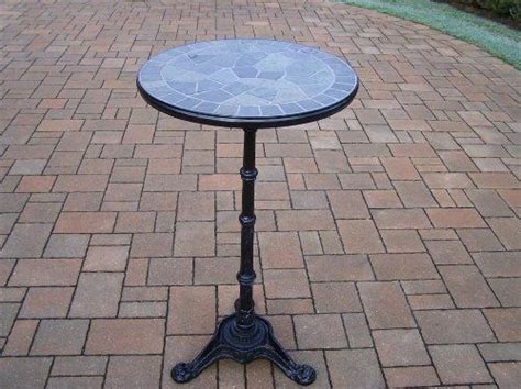 Oakland Living Stone Art Bar Height Patio Dining Table