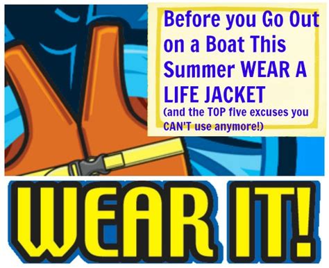 There are 2 zippered compartments and three mesh pockets to organize your gear. Before you GO OUT on a Boat this Summer WEAR A LIFE JACKET ...