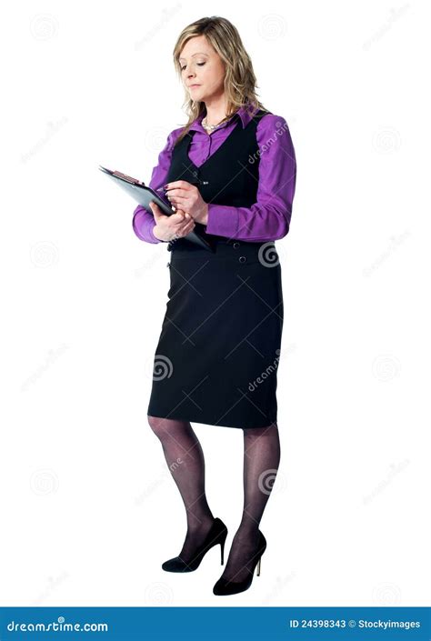 Female Secretary Forcing Boss To Love Her Royalty Free Stock Image 25622284