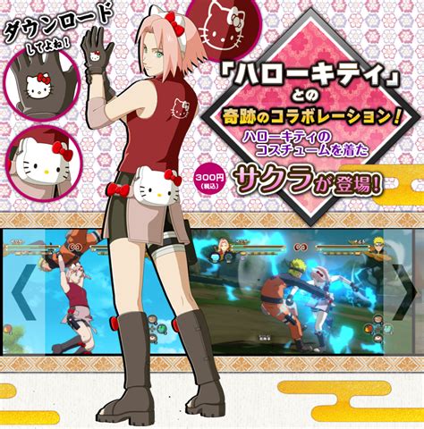 Sakura Ver Hello Kitty Naruto Ninja Storm 3 By Marshallstar On