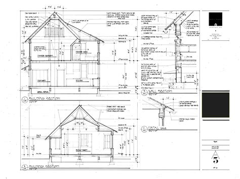 Residential Addition Working Drawing Building Sections And Wall