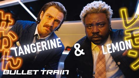 Bullet Train Lemon And Tangerine Vignette Exclusively At Cinemas