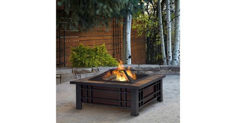 Real Flame Morrison 33 Square Burning Fire Pit Compare Prices
