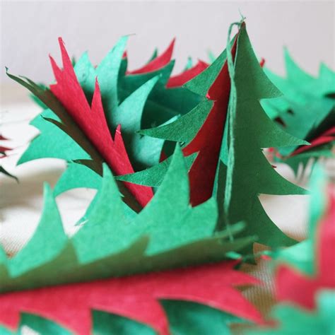christmas tree garland handmade lokta paper garland etsy uk