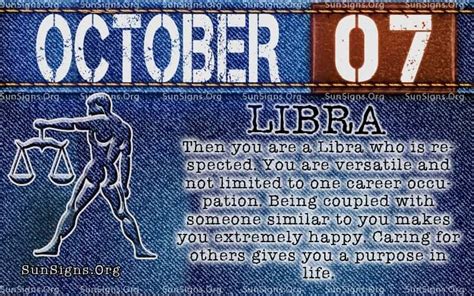 October 7 Zodiac Horoscope Birthday Personality Sunsignsorg
