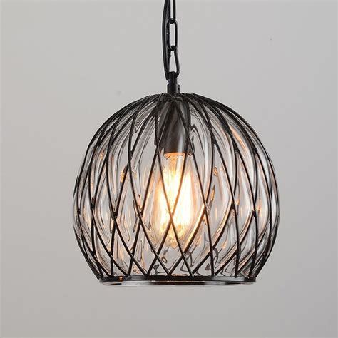 Hanging lamp plug into wall. Aliexpress.com : Buy glass globe Pendant Light Iron Round ...