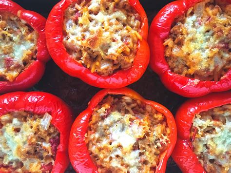 Spanish Stuffed Peppers Recipes The Anthony Kitchen