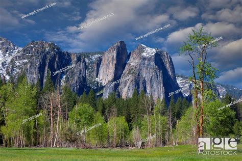 Cathedral Rocks Yosemite National Park California United States Of