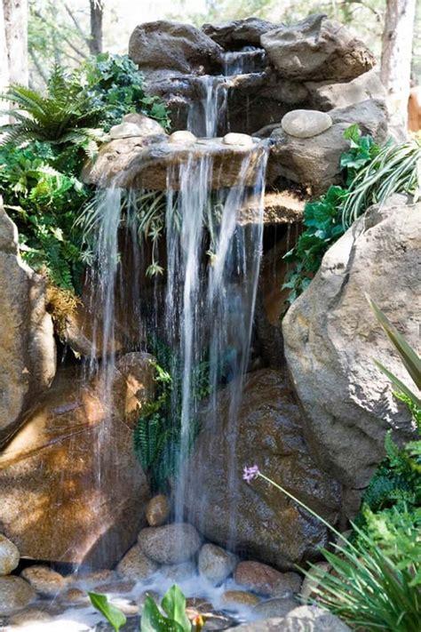 16 Gorgeous Pond Waterfall Ideas And Designs Rhythm Of The Home