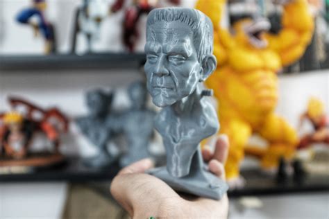 3d Printable Frankenstein Monster Sculpture Bust Stl File By