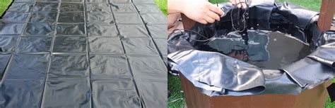 Repairing pond liner is easy, so don't let a hole in your liner ruin your day. DIY Backyard Garden Pond