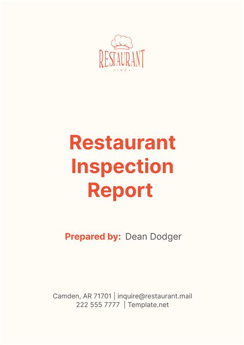 Lebanon Food Safety: New Restaurant Inspection Report