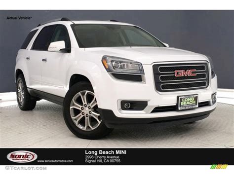 2016 Summit White Gmc Acadia Slt 133287483 Car Color