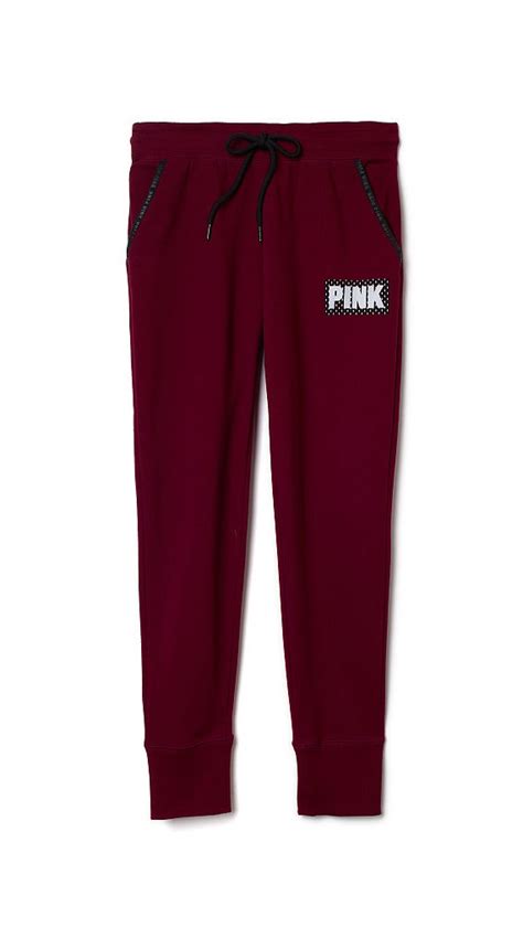 Victorias Secret Pink Reflective Skinny Collegiate Pant