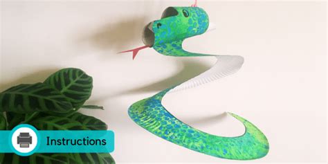 Paper Plate Spiral Snake Craft Teacher Made