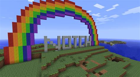 Notches Rainbow Minecraft Map
