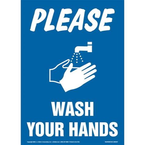 Please Wash Your Hands Sign Jj Keller